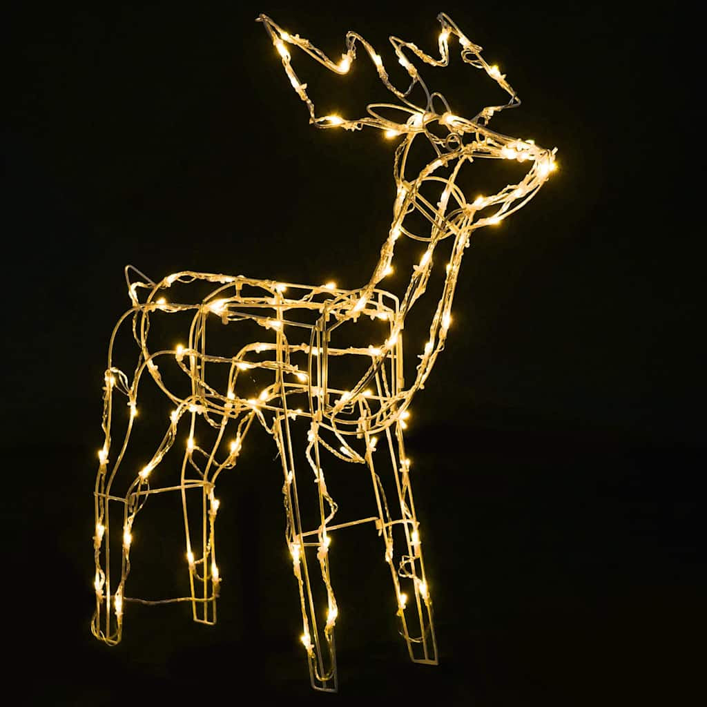 Vidaxl Renos De Navidad Con Luz 3 Piezas 229 Led_3