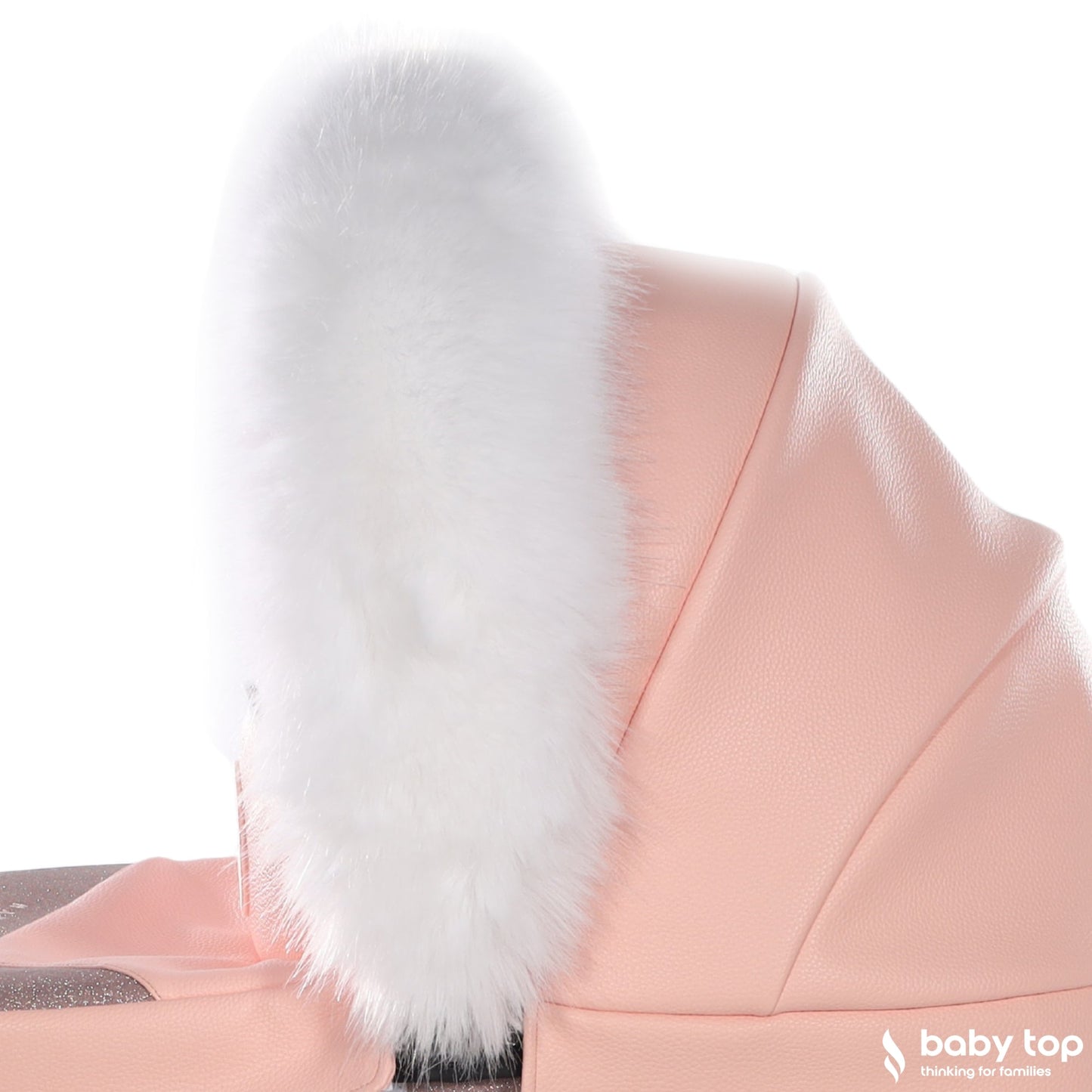 Pelo Decorativo Para Carro De Muñecas Blanco