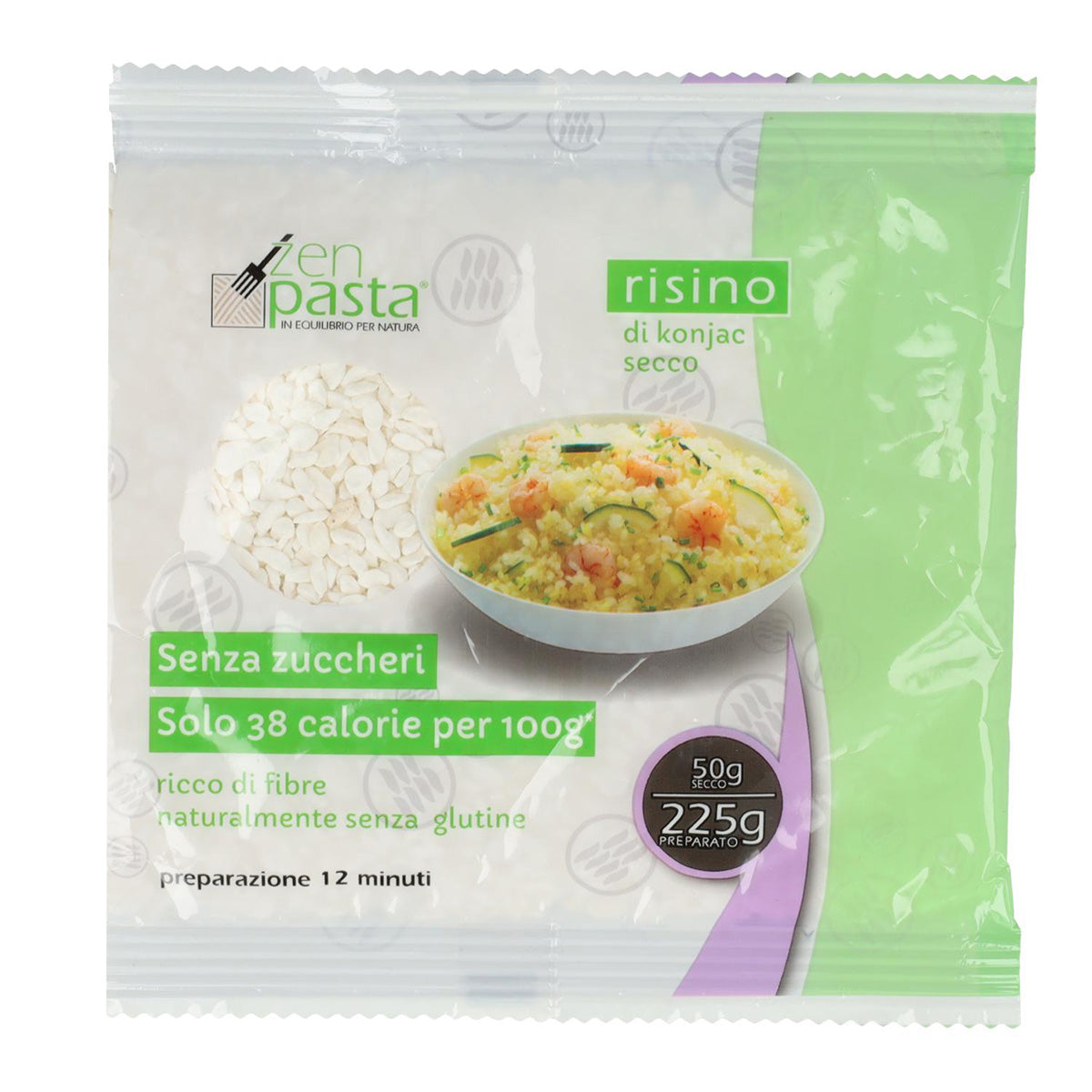 Arroz de Konjac Risino deshidratado Zen Pasta 50 g
