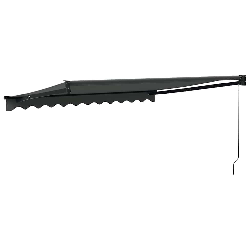 Toldo Retráctil Aluminio Y Tela Gris Antracita 3x2,5 M_4