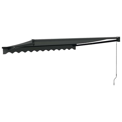 Toldo Retráctil Aluminio Y Tela Gris Antracita 3x2,5 M_4