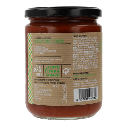 Albóndigas Veganas en Salsa de Tomate Carlota 425 g