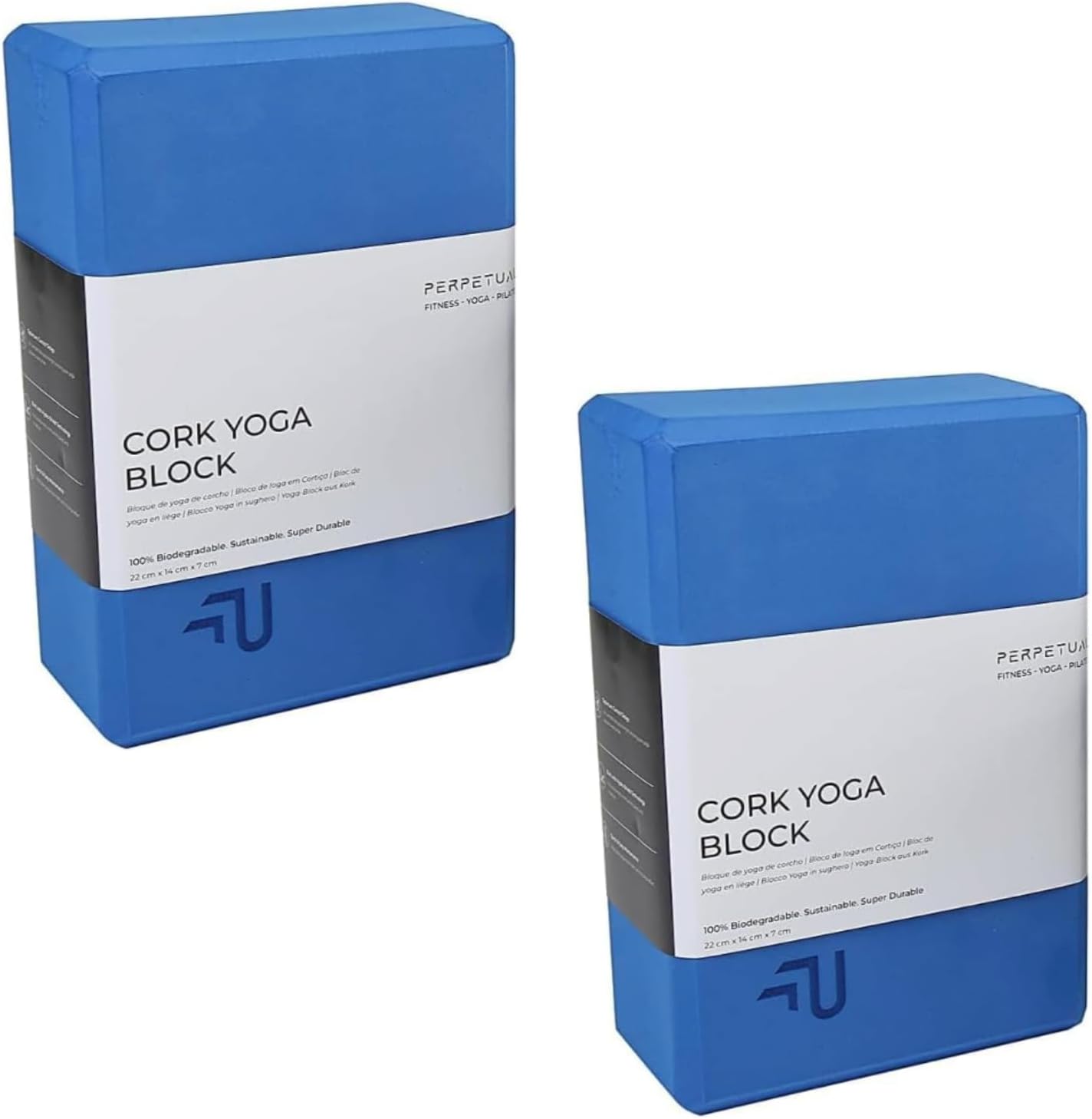 Bloque De Yoga Perpetual Liso - 2 Unidades - Espuma Eva Andideslizante - Soporte Para Yoga Y Pilates_0