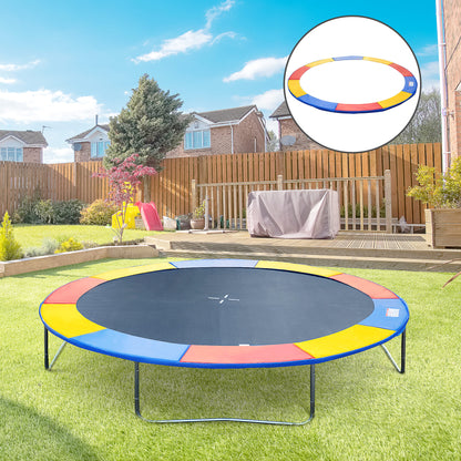 Homcom Cubierta Protectora Para Cama Elástica Trampolín Ø244 Cm Multicolor_1