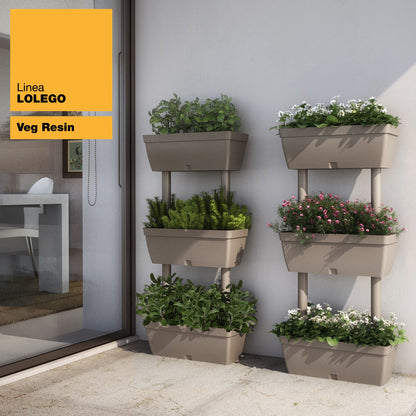 Macetero Vertical De Plástico 3 Niveles_1