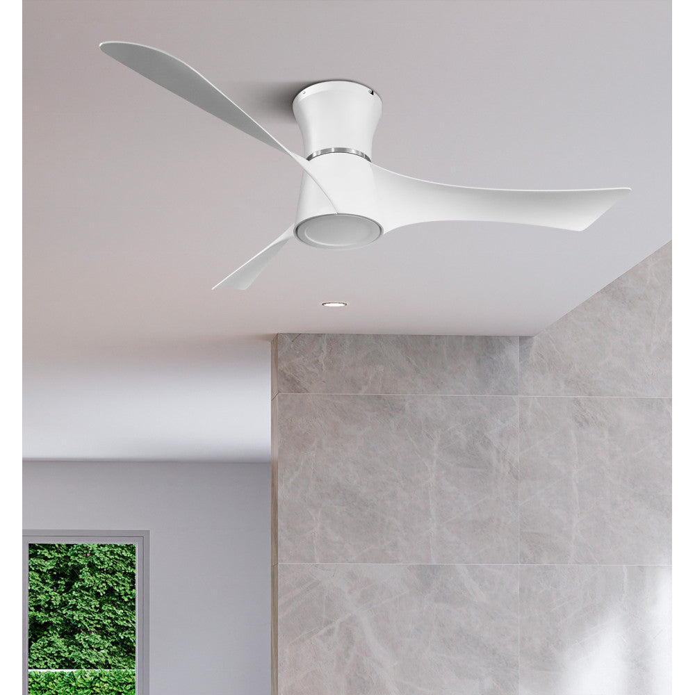 Ventilador Dc Tianas 18w Blanco 3aspas 132d Regulable Intensidad 2250lm 3000k,4000k,6000k Remoto+temporizador+memoria_1