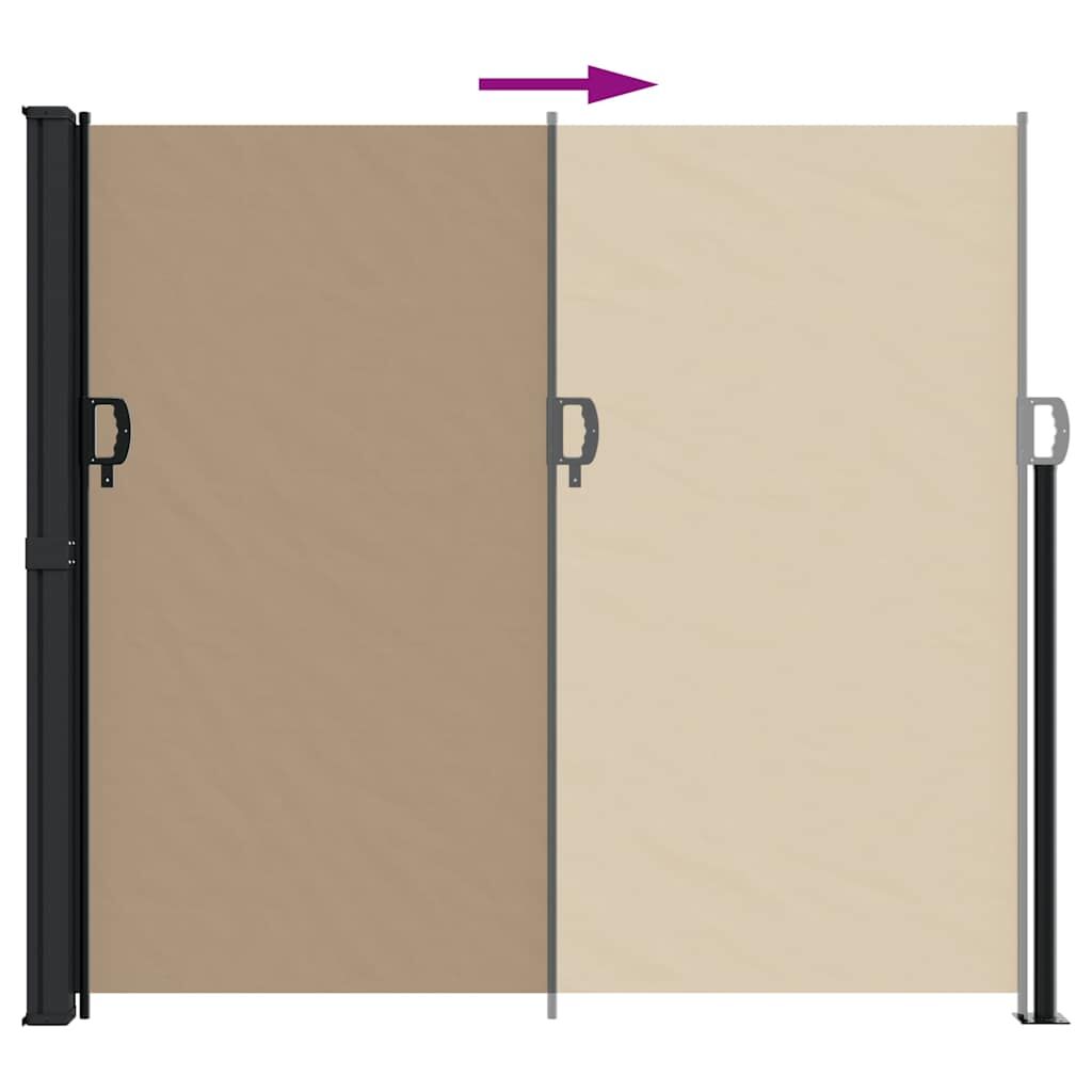Vidaxl Toldo Lateral Retráctil Gris Taupe 180x500 Cm_4