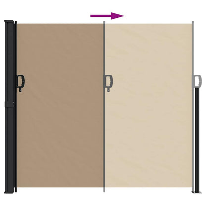Vidaxl Toldo Lateral Retráctil Gris Taupe 180x500 Cm_4