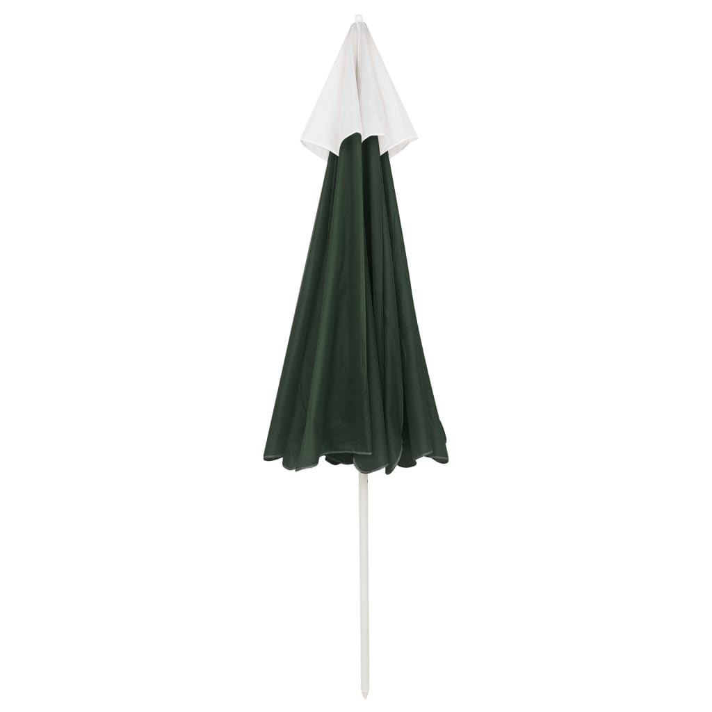 Sombrilla De Playa Verde 240 Cm_2