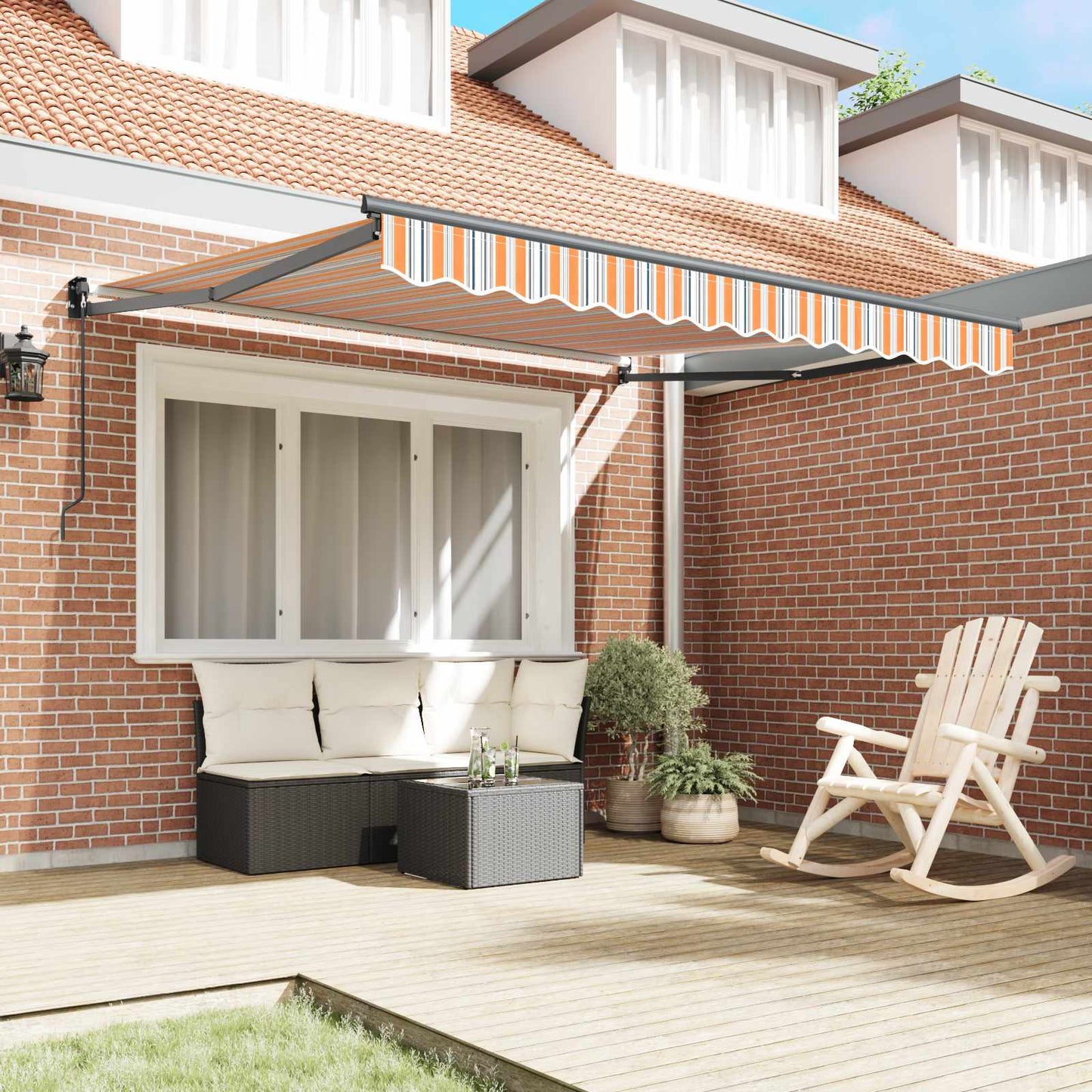 Toldo Retráctil Multicolor 300 X 250 X 165 Cm_2