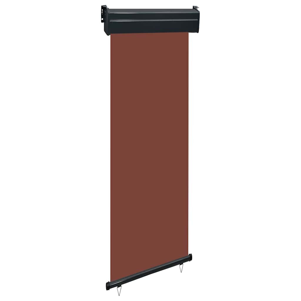 Vidaxl Toldo Lateral De Balcón Marrón 65x250 Cm_0