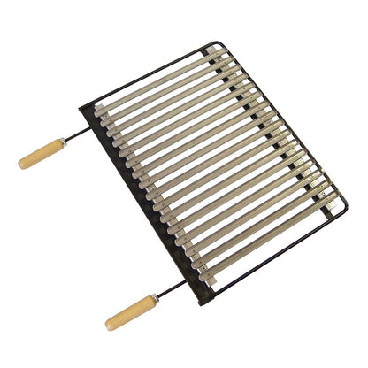 Barbacoa Chimenea completa con bandejas de madera Imex el Zorro 72 x 40 x 204 cm