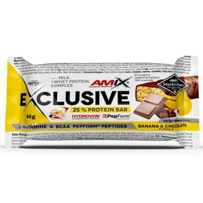 Exclusive Protein Bar 85 Gr 1 Ud Chocolate Con Leche - Plátano
