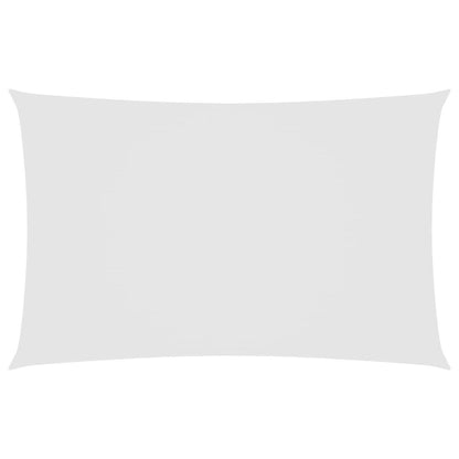 Vidaxl Toldo De Vela Rectangular Tela Oxford Blanco 2,5x5 M_0