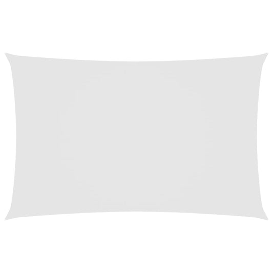 Vidaxl Toldo De Vela Rectangular Tela Oxford Blanco 2,5x5 M_0