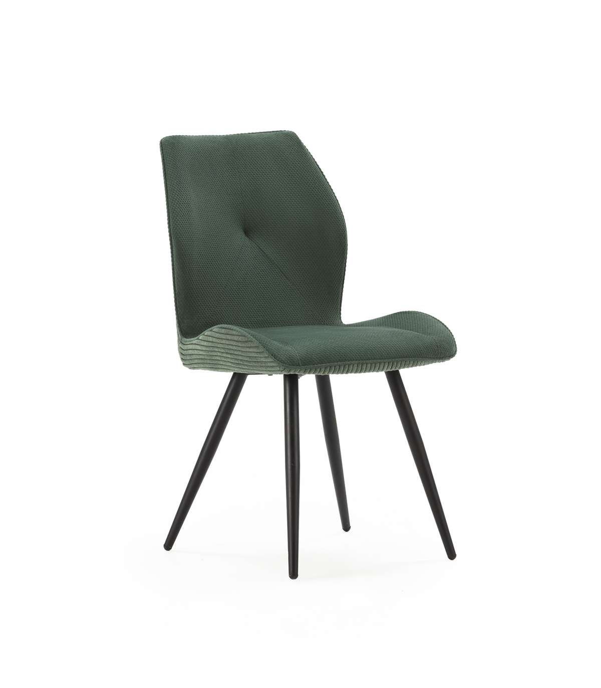 Pack De 2 Sillas Modelo Adara Tapizado Textil Verde, 91cm(alto) 46cm(ancho) 62cm(largo)_0