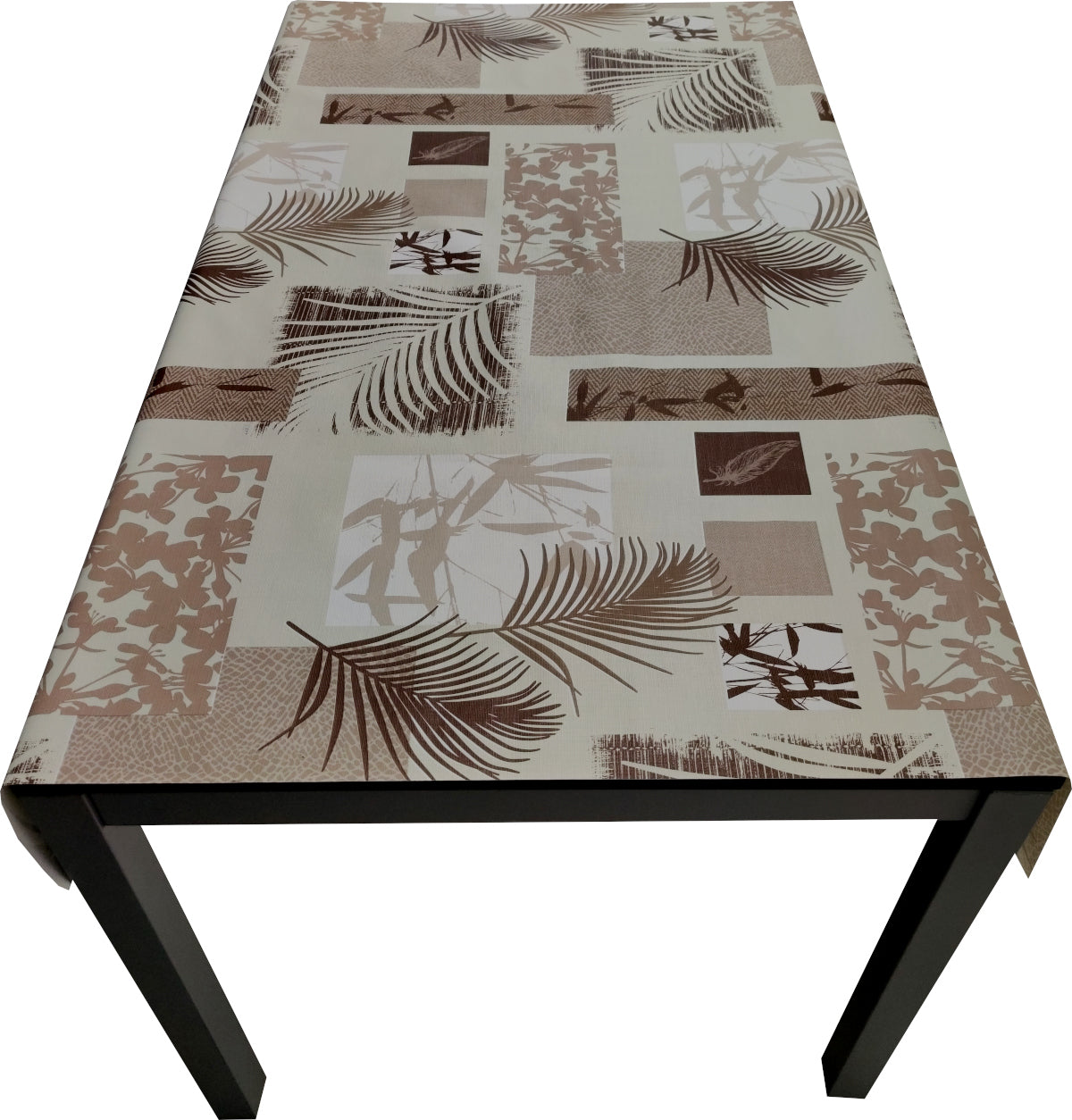 Mantel| Composicion Pvc| Base Poliester| Antimanchas| Palmeras