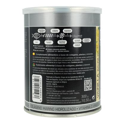 Collmar colágeno marino con magnesio sabor vainilla Drasanvi, 300 g