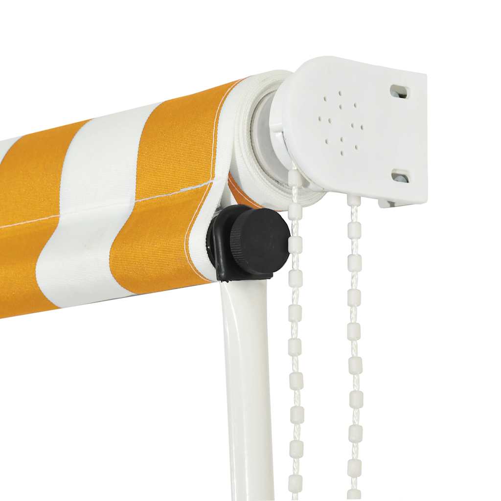 Toldo Retráctil 300x150 Cm Amarillo Y Blanco_5