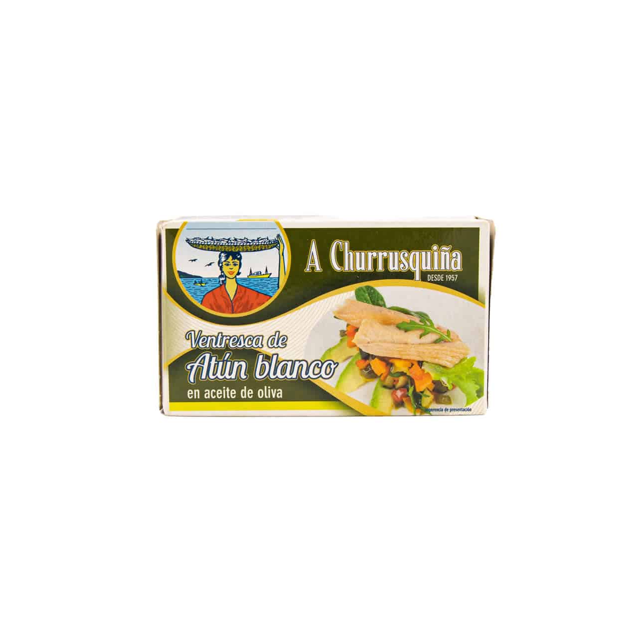 Ventresca Atun Blanco En Aceite Oliva Churrusquiña 125gr_0