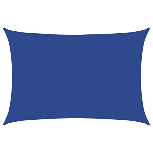 Vidaxl Toldo De Vela Rectangular Hdpe Azul 160 G/m² 4x6 M_0