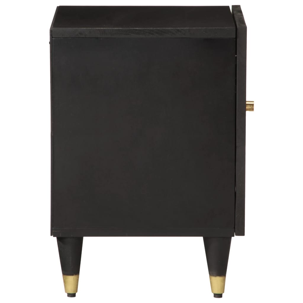 Mesitas De Noche 2 Uds Madera Maciza De Mango 40x33x46 Cm_3