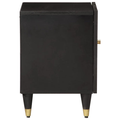 Mesitas De Noche 2 Uds Madera Maciza De Mango 40x33x46 Cm_3