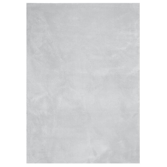 Vidaxl Alfombra De Pelo Corto Suave Lavable Huarte Gris 200x280 Cm_0