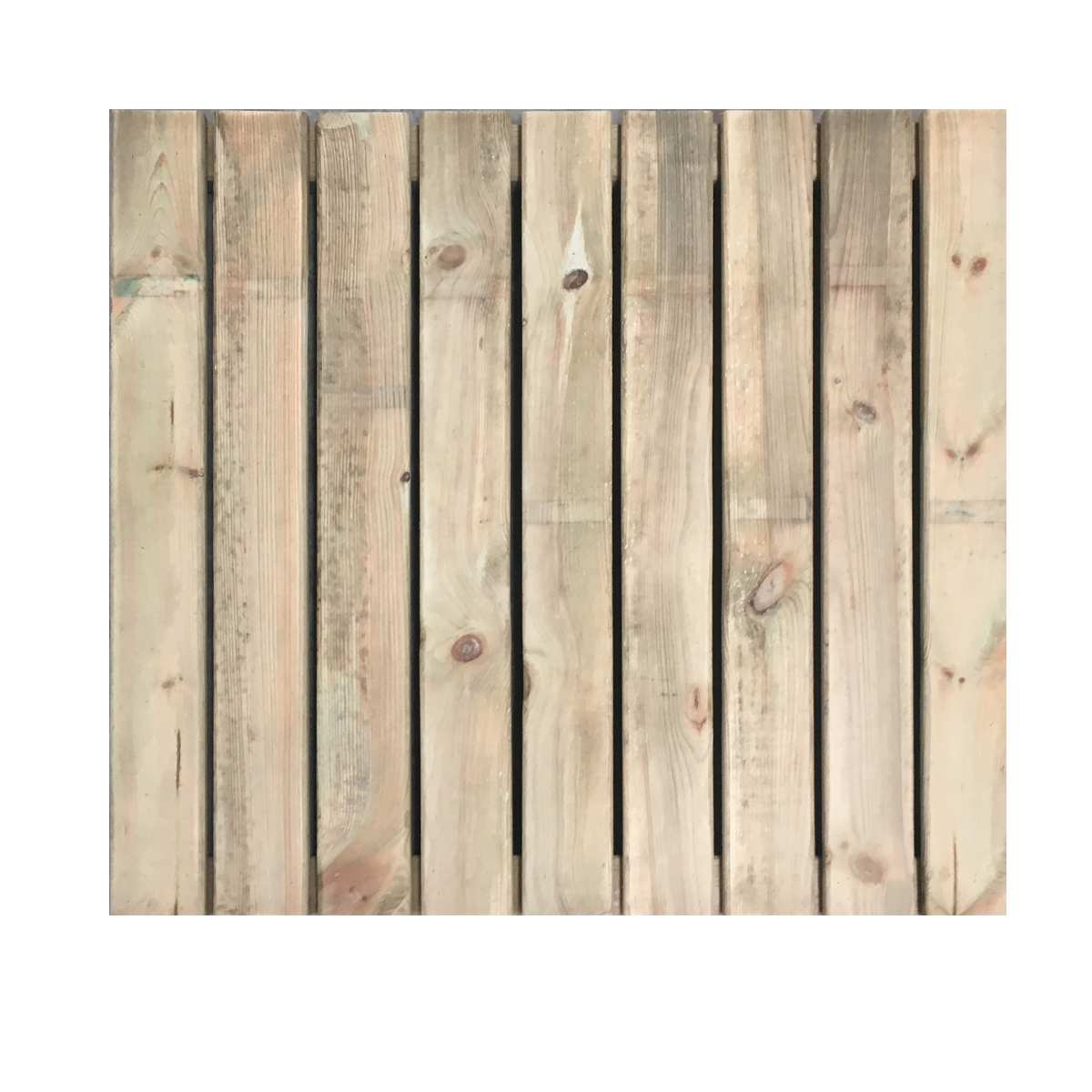 Baldosa / Tarima Kona De Madera Tratada Vidahuerto 80x80x4 Cm_2