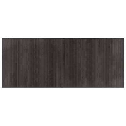 Vidaxl Alfombra Rectangular Bambú Marrón Oscuro 80x200 Cm_0