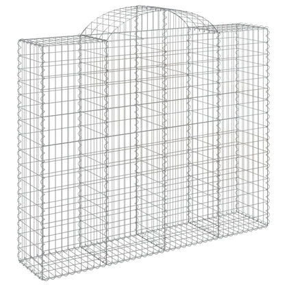 Cestas Gaviones 10 Uds Forma De Arco Hierro 200x50x160/180 Cm_2