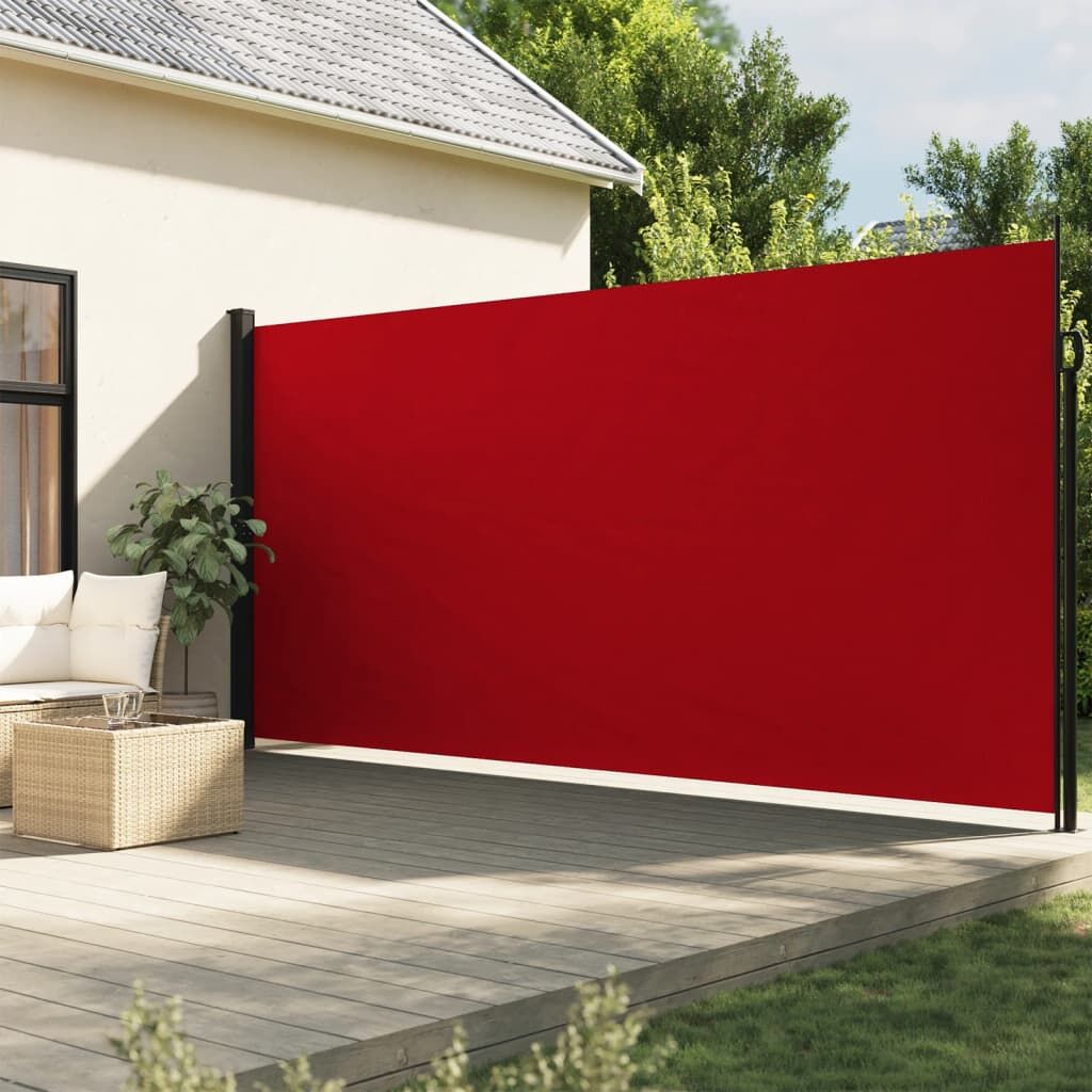 Vidaxl Toldo Lateral Retráctil Rojo 200x600 Cm_1