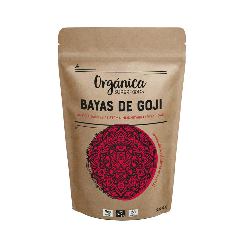 Bayas De Goji Raw Sin Gluten Vegan 200g_0