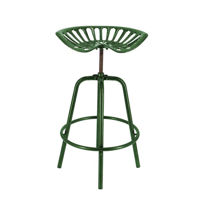 Esschert Design Taburete Con Forma De Asiento De Tractor Verde_0