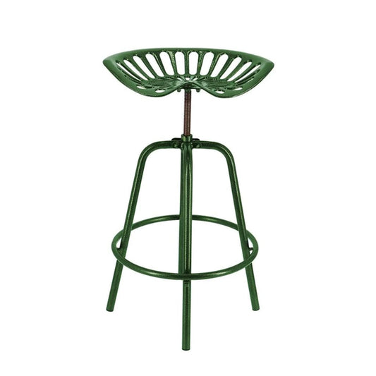Esschert Design Taburete Con Forma De Asiento De Tractor Verde_0