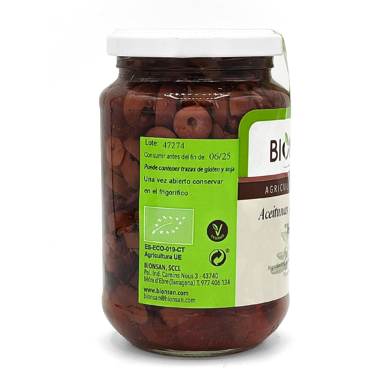 Aceitunas Negras Laminadas Kalamata Eco Bionsan 170gr_1