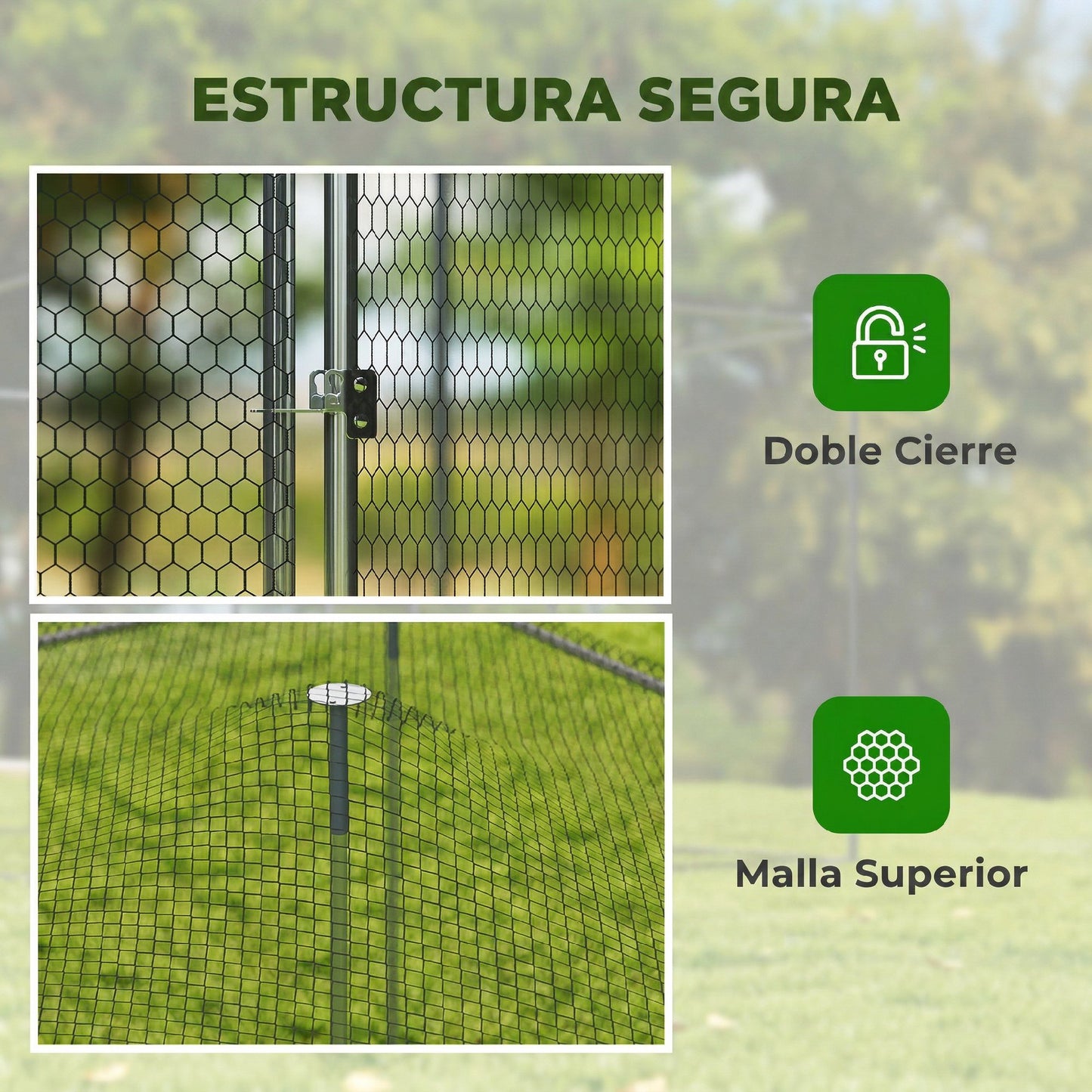 Pawhut Gallinero Para Exterior Grande_4