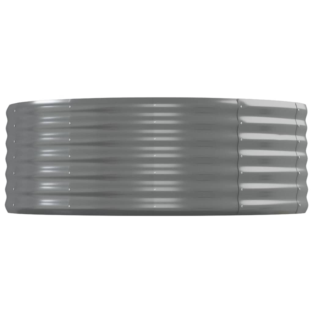 Jardinera Arriate Acero Galvanizado Gris 544x100x36 Cm_3