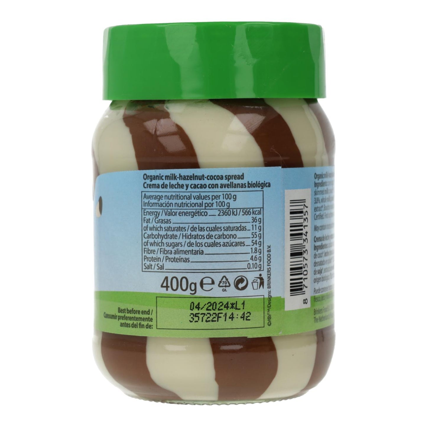 Chocolate en crema Dúo Nuscobio 400 g