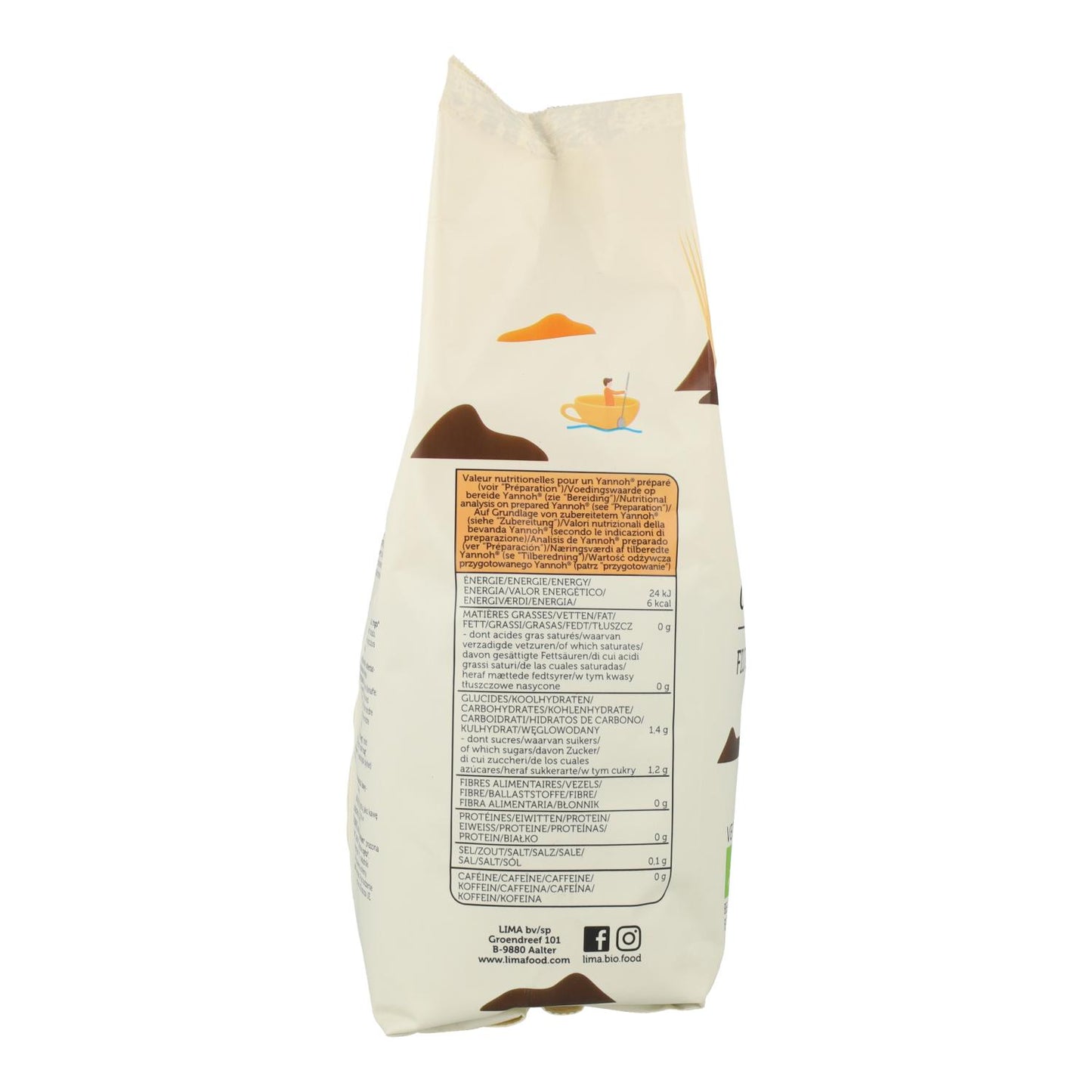 Cereales tostados filtro Yannoh ECO Lima 1kg
