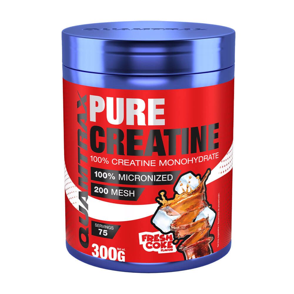 Pure Creatina 200 Mesh - 300g - Cola - Creatina Monohidrato - Quamtrax_0