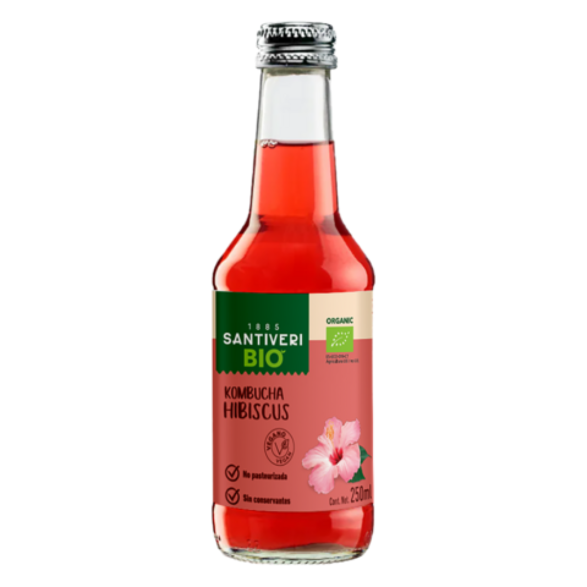 Kombucha Hibiscus Bio Santiveri 250 ml