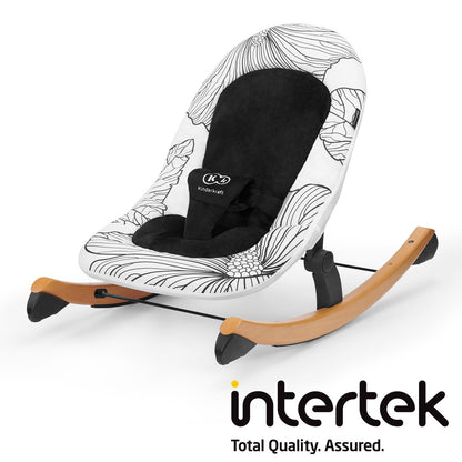 Hamaca Mecedora De Madera Para Bebé Finio Black_0