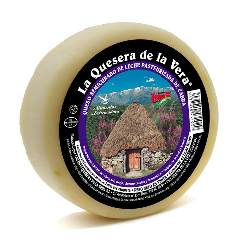 Queso De Cabra Semicurado Natural la Quesera De La Vera_0