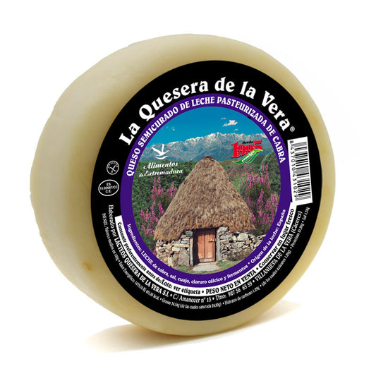 Queso De Cabra Semicurado Natural la Quesera De La Vera