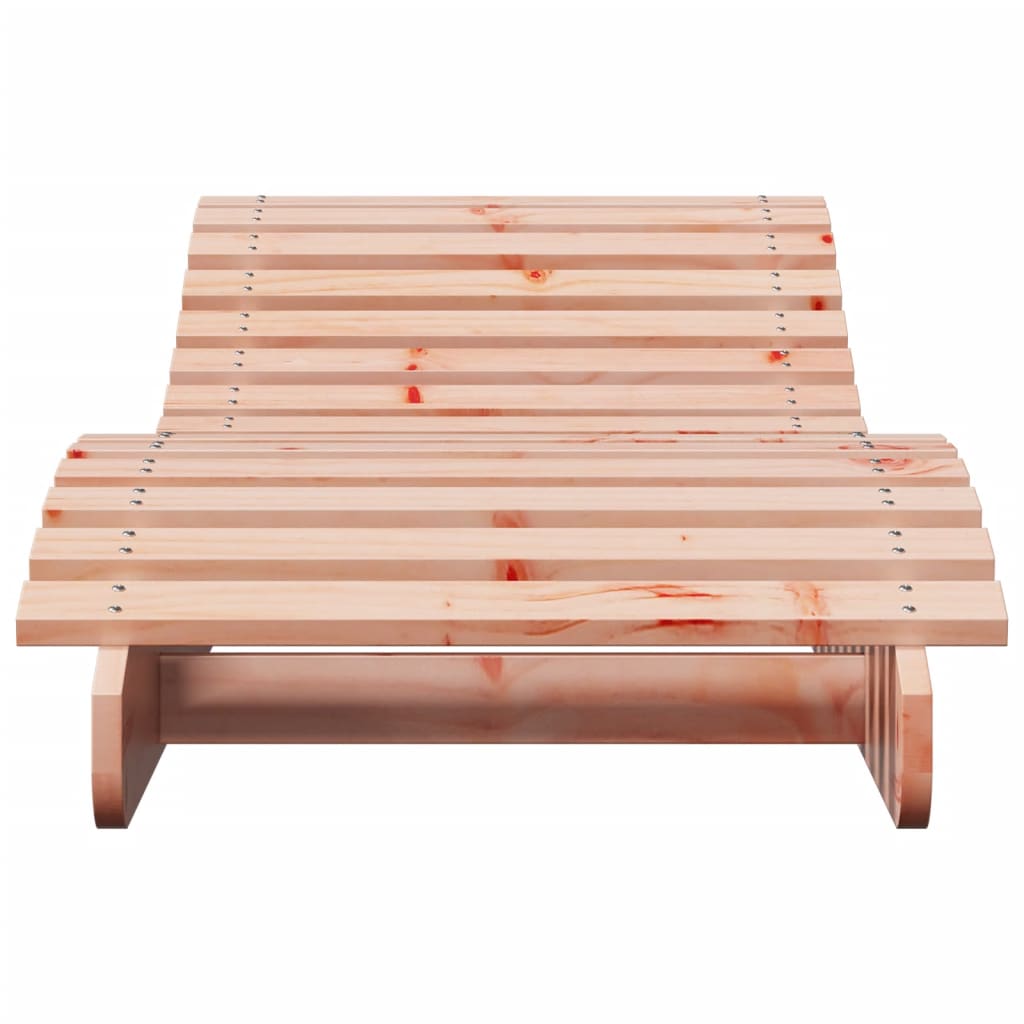 Tumbona De Madera Maciza Douglas 205x60x31,5 Cm / Vetonek_1