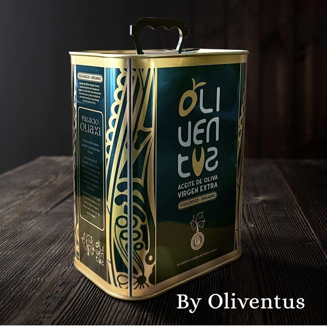 Aceite de oliva virgen extra ecológico OLIVENTUS caja de 2 latas de 3L._0