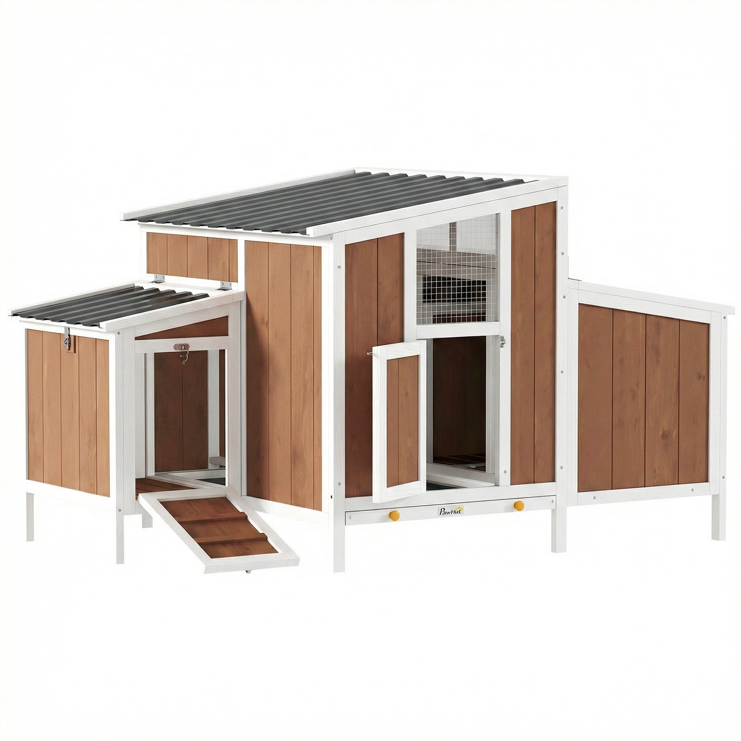 Pawhut Gallinero Para Exterior De Madera_0