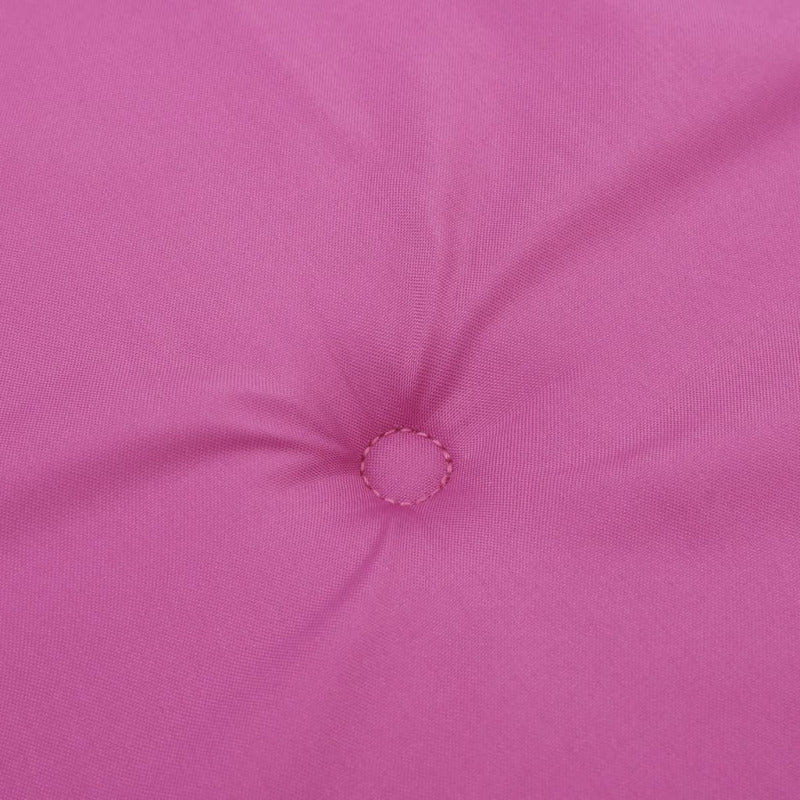 Vidaxl Cojines De Silla De Jardín 2 Uds Tela Rosa 40x40x4 Cm_5