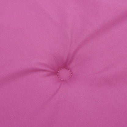 Vidaxl Cojines De Silla De Jardín 2 Uds Tela Rosa 40x40x4 Cm_5